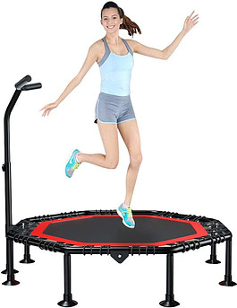 Exercising on a Mini-trampoline